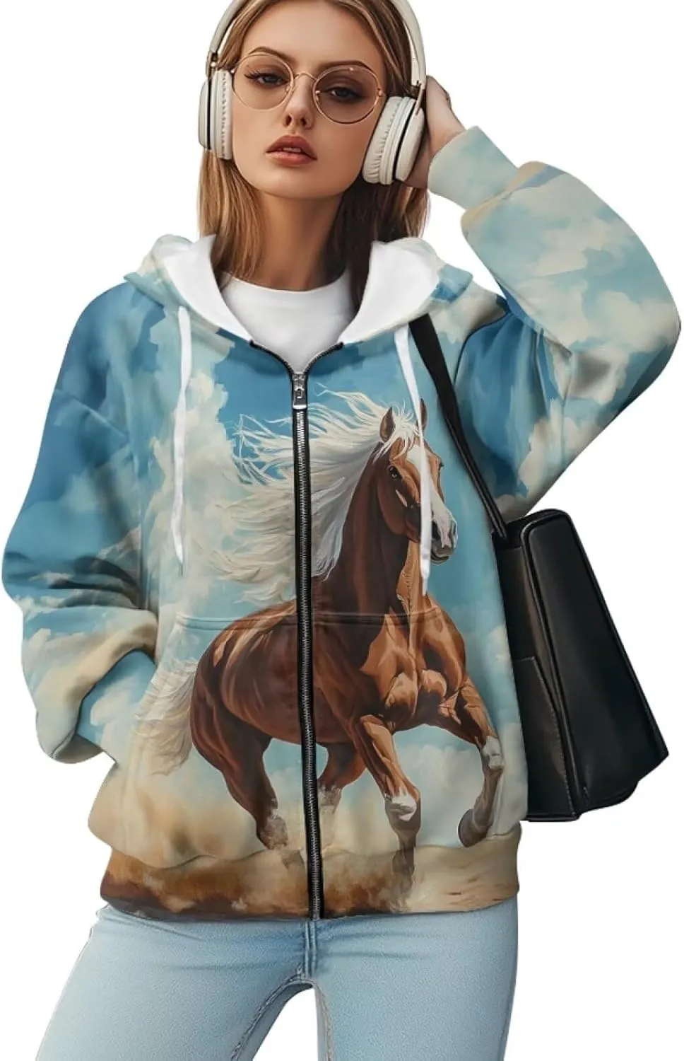 Ystardream Oversized Sweatshirts for Women Loose Fit Size XS-XL